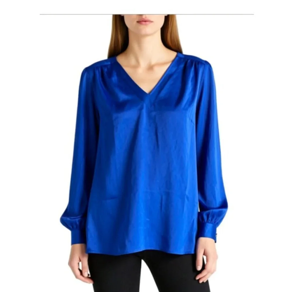 Lilly Pulitzer Royal Blue Size large V Neck (G1)